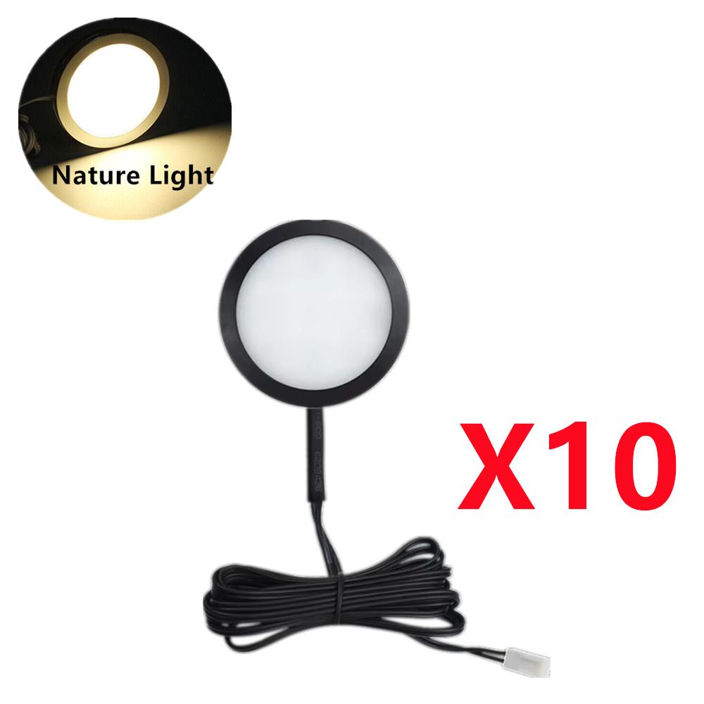 10PCS Car LED Interior Spot Light Down Ceiling Lamp 12V Camping Trailer Boat Lights for RV Trailer Caravan LED Reading Light