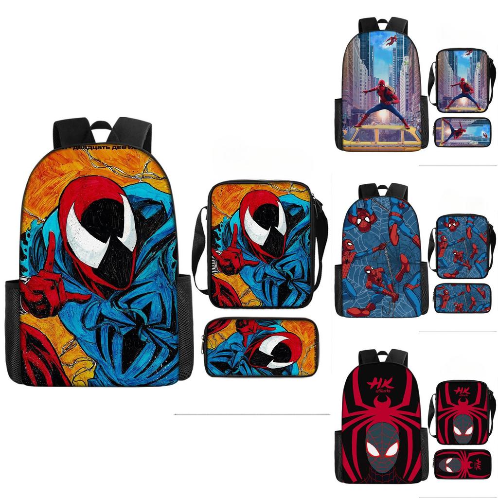 Marvel Spiderman Kinderrugzak Oxford Stof Ademend Lichtgewicht Voor Schoolbenodigdheden Jongens Meisjes