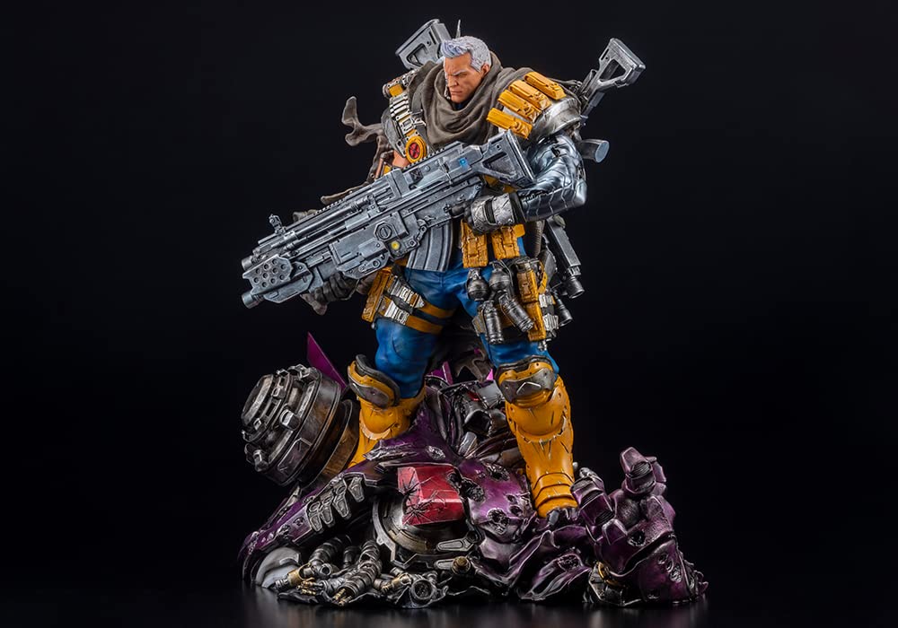 MARVEL UNIVERSE Cable FINE ART STATUE Signature Series Kucharek Brothers Scale Cold Cast Hot Figure MK363 Feat.. 1/6