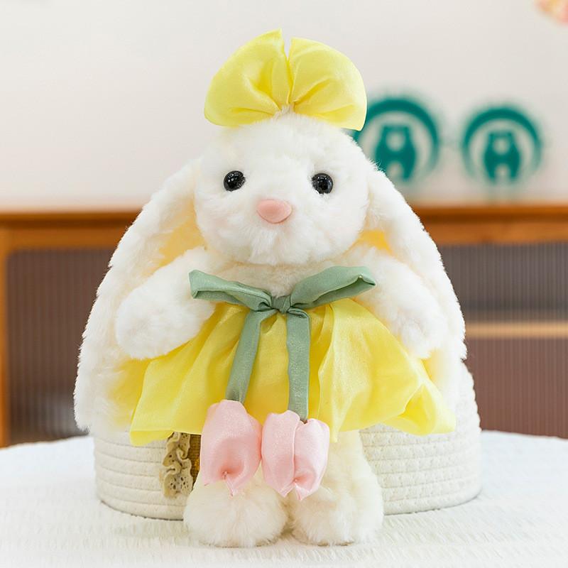 Rabbit Plushie Cute Toy Pp Cotton Filling Children Playroom Decor Children Gift