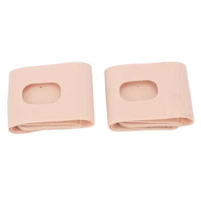 2 pièces Attelle de main TFCC Réglable Couleur peau Sangle de compression du poignet TFCC pour douleur au poignet latéral S