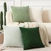 30-60cm Plush Striped Wick Pillow Cover, Bohemian Home Decoration Pillow Cover for Rural Farmhouse, Home Decoration Backrest Cover