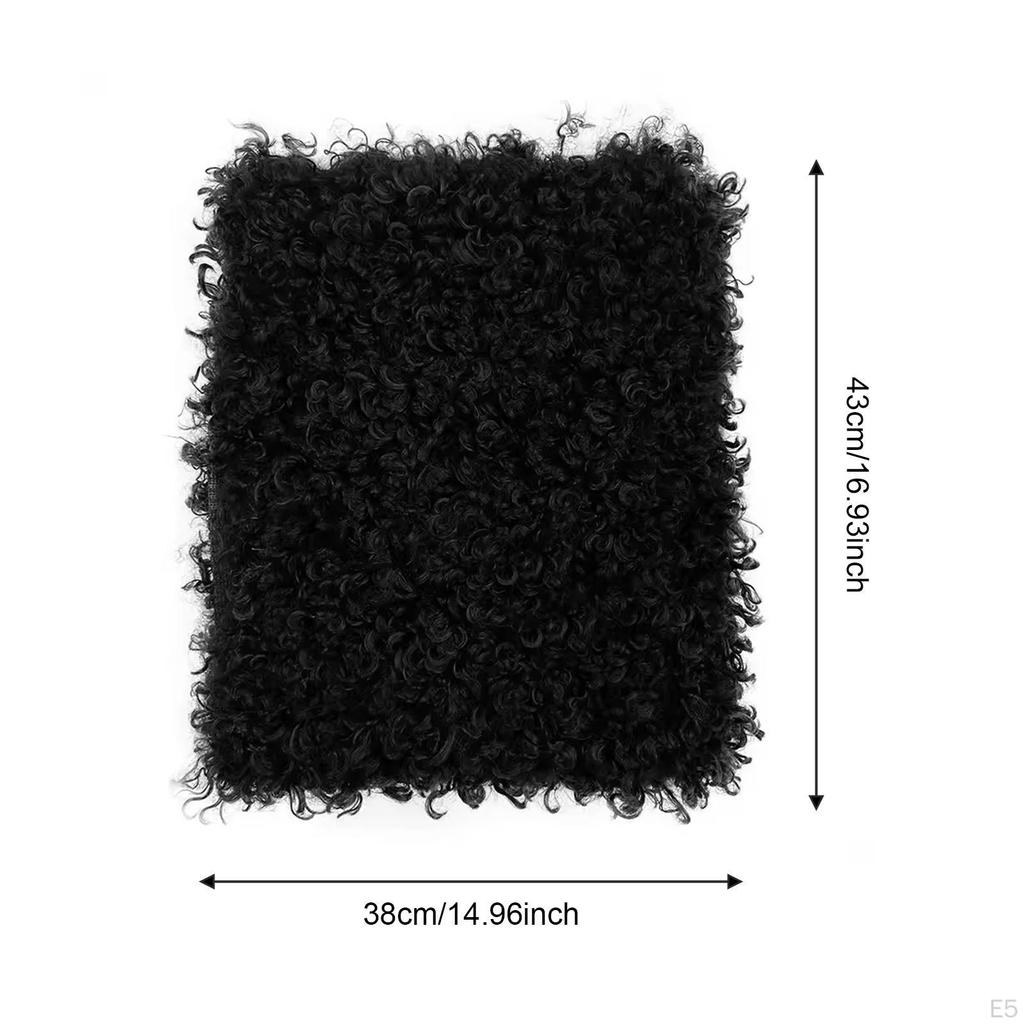 Curly Artificial Faux Cloth Fleece for Coat Upholstery Blanket Home Decor Doll Puppet Hair