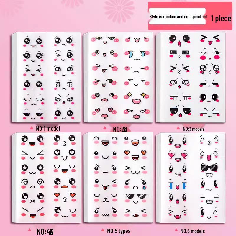 Водонепроницаемые прозрачные наклейки «Смайлик» - Забавные дизайны с фруктами и эмодзи