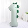 40Inch Giant Dinosaur Number Balloons Boy Girl Jungle Birthday Party Decoration Kids 1st Birthday Cartoon Foil Balloon Supplies