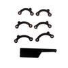 6Pcs/Set Beauty Nose Up Lifting Bridge Shaper Massage Tool No Pain Nariz Shaping Clip Clipper Women Girl Massager 3 Size