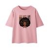 Afro Girl Bügelflicken Schwarze Frau DIY T-Shirt Parches Ropa Wärmetransfer Kleidung Aufkleber Thermo Patch Diy Bastelbedarf