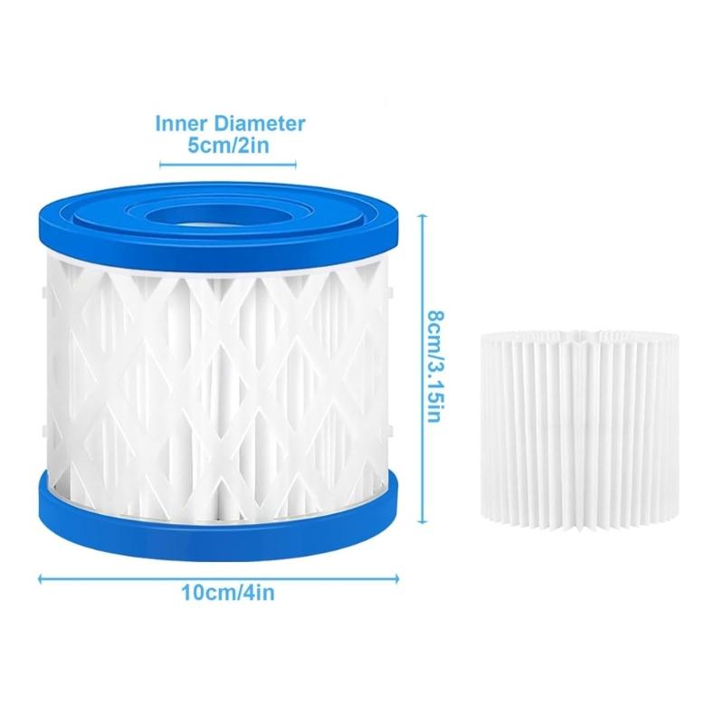 Bathtub Spa Filter Cartridge Replacement Detachable Pool Filter Cartridge Inflatable Bathtub Filters for 90352E 58323 90427E