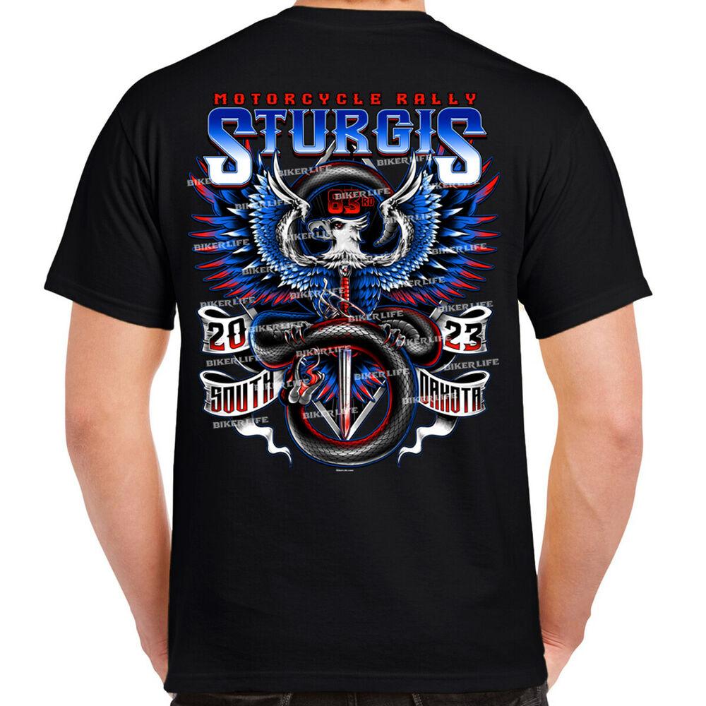 

Футболка унисекс Sturgis Motorcycle Rally Triumph Of Good Over Evil 2023