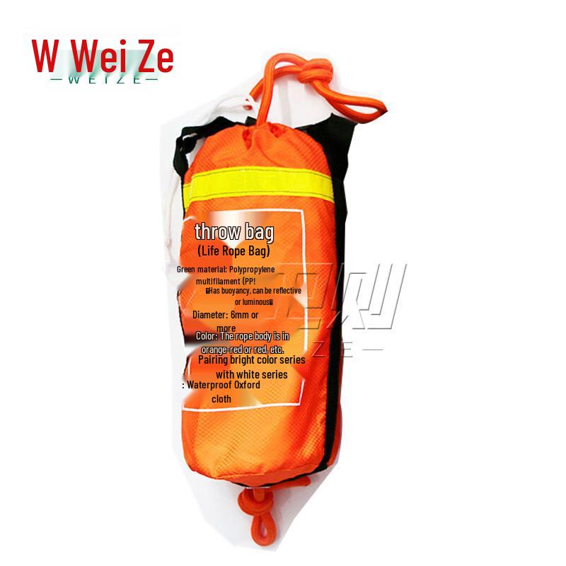 Weize Water Rescue Throw Bag with Floating Rope