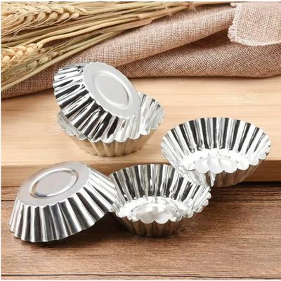 10PCS Thickened Lace Egg Tart Molds Portuguese Tart Molds  Cake Mold Pie Mold  Bakery Accessories