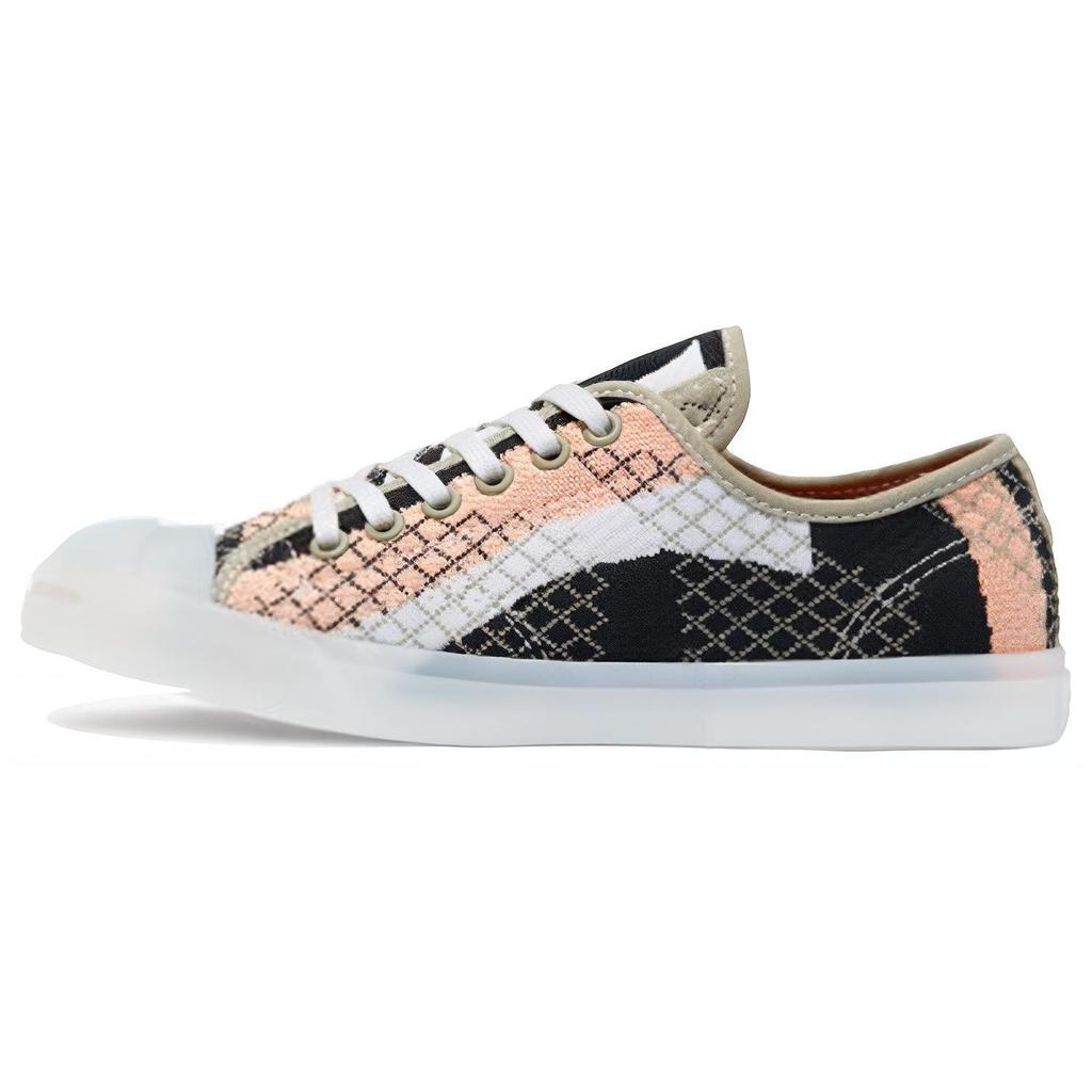 Converse Jack Purcell LP Canvas Slip Resistant Waterproof Low Top Skate Shoes Unisex Sneakers Black Orange 570577C