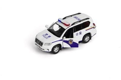 Tiny City Maßstab CN03 Toyota Prado Chinesisches Polizeifahrzeug Diecast Modellauto 1/64 (8008)