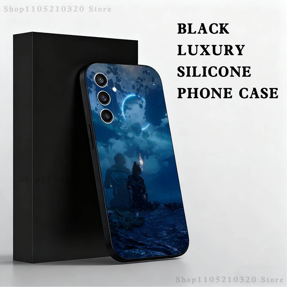 C-Clair O-Obscur Expedition 33 Phone Case For Samsung S25,S24 Ultra,S20,S30 plus,S22 plus,S23,S30 Ultra 5G Silicone Black Shell