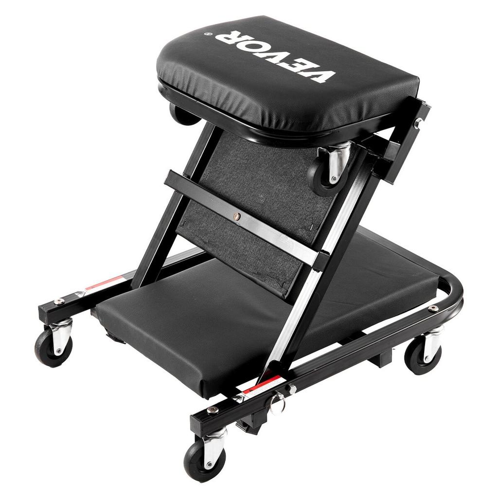 40 in Foldable Z Garage Creeper Mechanic Creeper Stool 450 lbs Capacity