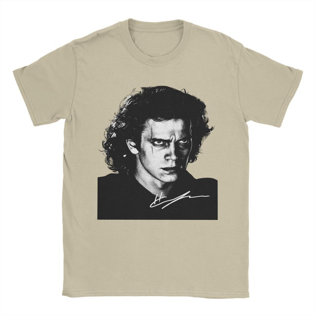 T-shirt Anakin Skywalker da Uomo Divertenti 100% Cotone Magliette Girocollo Manica Corta Abbigliamento Adulto