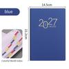 2026 One Page Per Day Planner - English, Spanish, Portuguese Diary Calendar