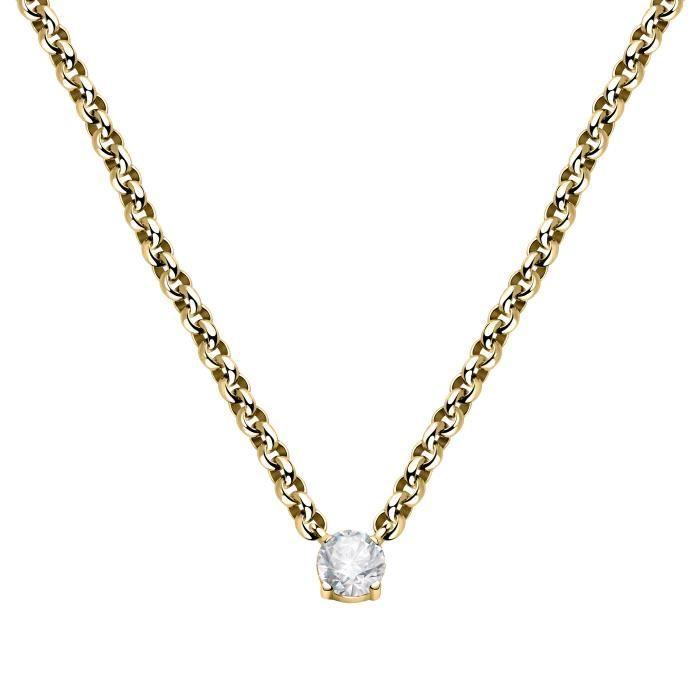 Collier En Acier - MORELLATO - SAUZ30 - Jaune - Doré - 35+7CM