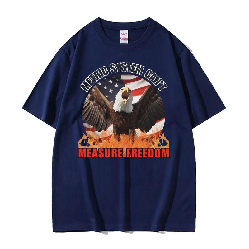 Wtf Is A Kilometer Meme Funny T Shirt Metric System Cant Measure Freedom Print Tee Shirt Men Women Oversized Streetwear Tshirt