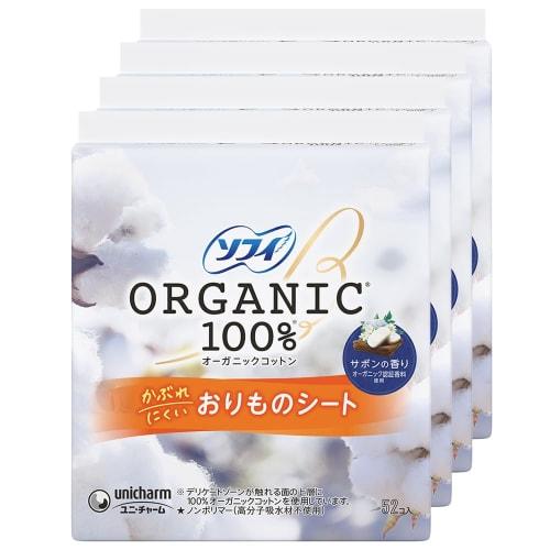 Sofy [Bulk Purchase] Organic Cotton Panty Liners, Savon Scent, 14cm, 208 Sheets (52 Sheets x 4) (Panty Liners)
