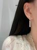 Musla Design Jewelry Stud Earrings For Women 925 Sterling Silver Earrings Zircon Fashion Fan Dorp Earrings