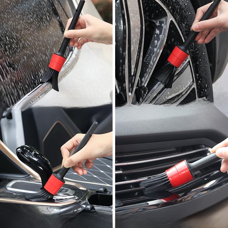 Soft Bristle Car Interior Cleaning Brush for Air Vents & Wheel Hubs