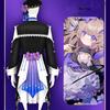 Schwarzes Turm-Cosplay-Kleid für Damen, bequem und stilvoll!