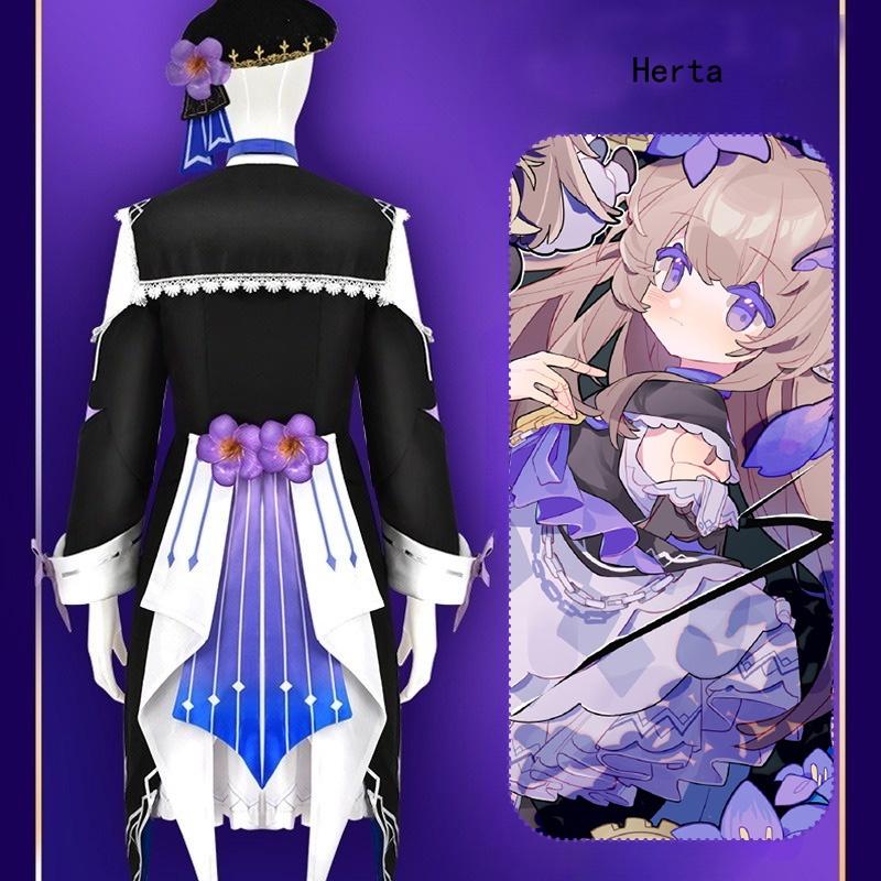 Schwarzes Turm-Cosplay-Kleid für Damen, bequem und stilvoll!