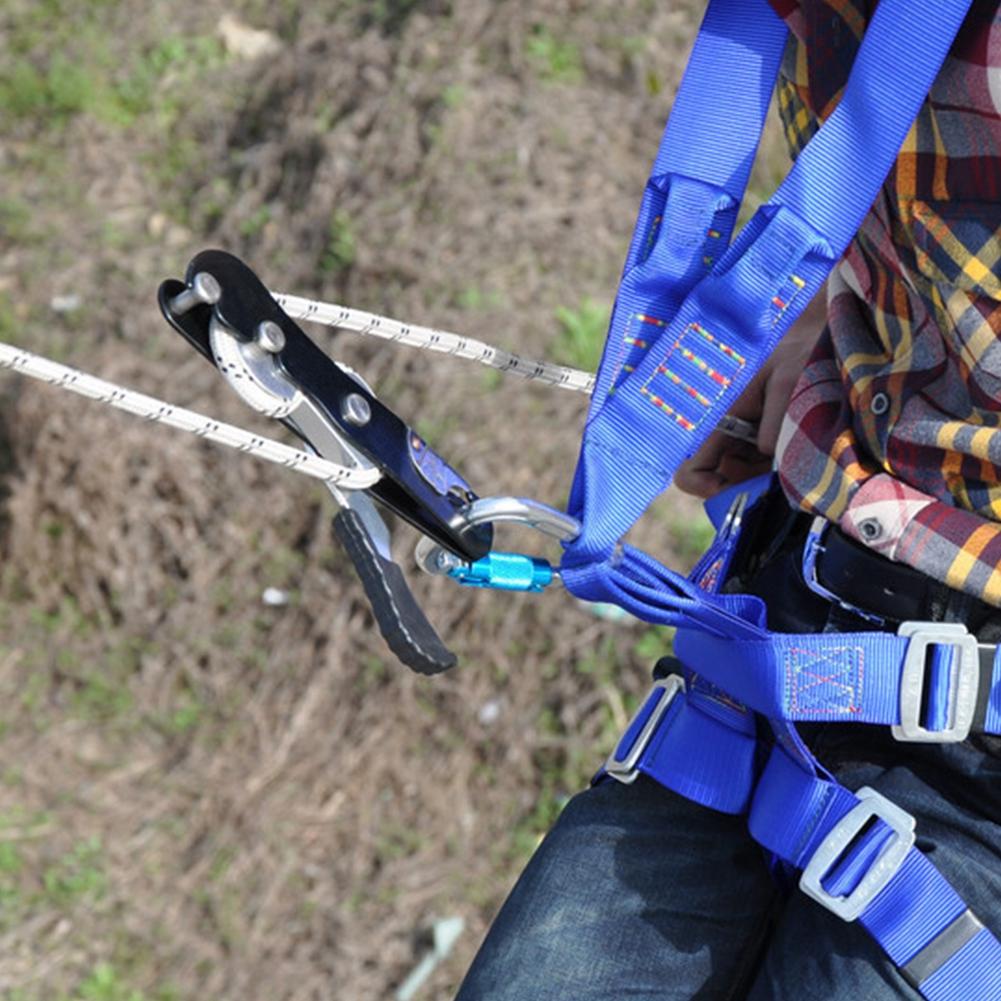 Selbstbremsender Kletterkarabiner Kletterabseilgerät Selbstbremsende Seilklemme Greifer Kletterzubehör