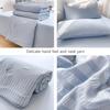 Seersucker Cool Summer Duvet Double Machine Washable Quilt Mattress Comforter Comfortable Soft Touch Mattress Cover 1pcs