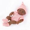 7Inch Vinyls Reborns Doll Life Like Reborns African Baby Dolls For Child Soothing And RolePlaying Education Toy