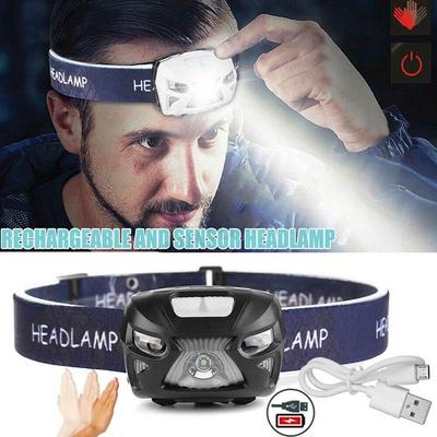 90000LM Waterproof Head Lamp Torch Headlight LED USB Rechargeable Headlamp Fish