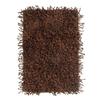 Living Room Rug Popcorn Effect Extra-soft Brown 85x55