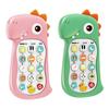 Music Phone Toy Bite-resistant Simulated Thickened Bilingual Volume Adjustment Number Enlightenment ABS Cute Dinosaur Education Phone Birthday Gift