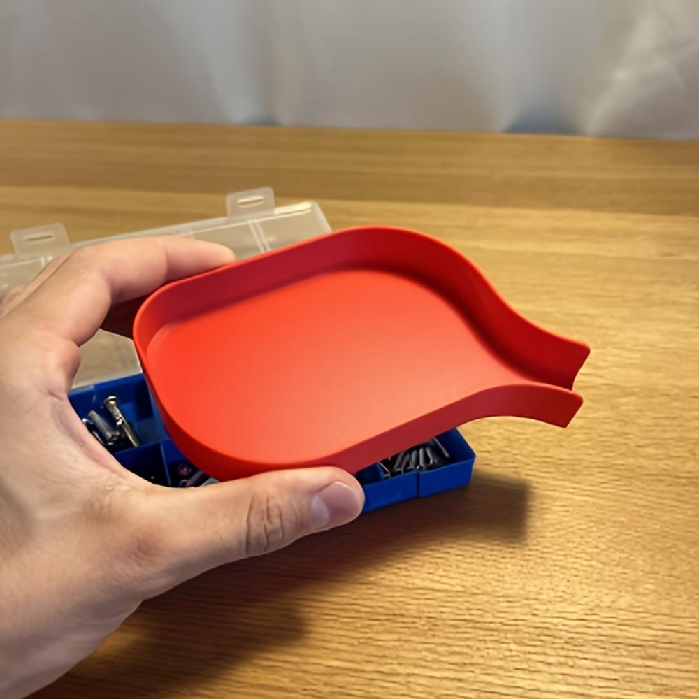 Multi Purpose Small Parts Sorting Funnel Tray Screw Bolt Bead Organizer Tool Box for Repair Crafting
