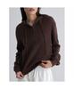 8seconds Button Hooded Pullover Brown