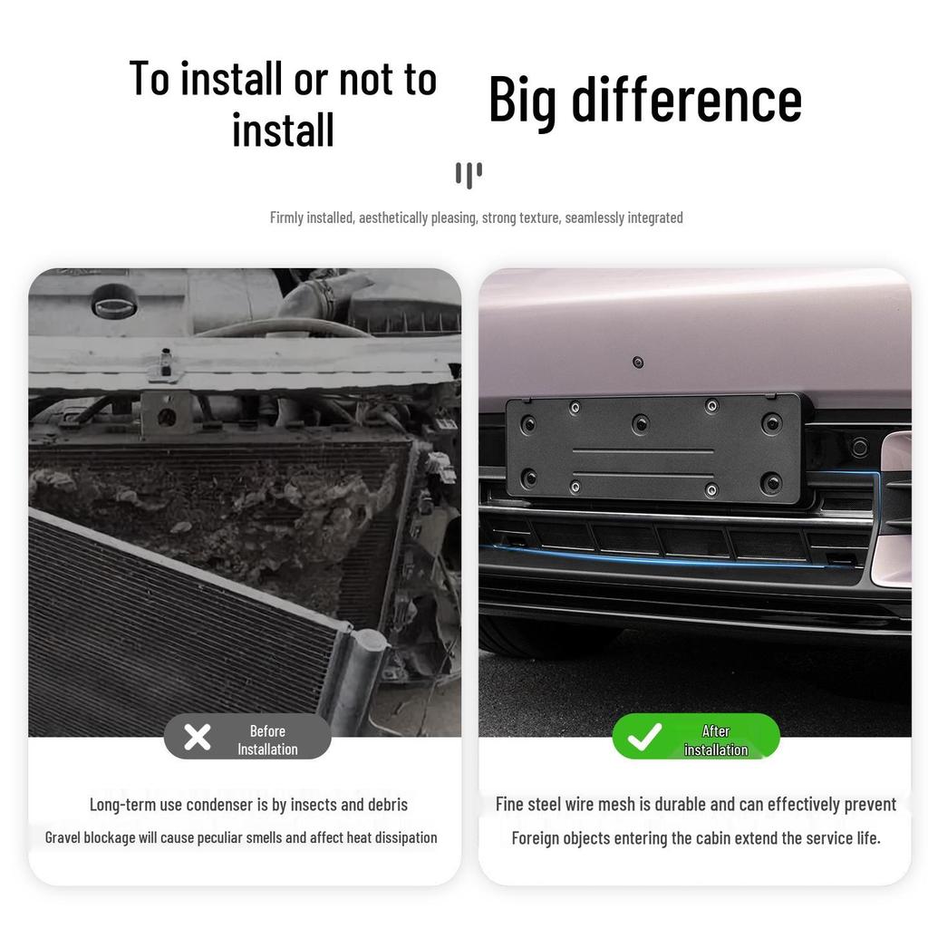 Xiaomi YU7/SU7 Grille Insect Net: Front Air Intake Dust Protection & Exterior Modification