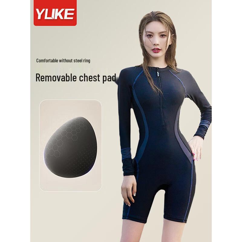 Yuke Women's One-Piece Conservative Competitive Swimsuit