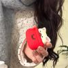 For Airpods Case,Red Sock Dog Case For Airpods Pro Case,Soft Silicone Earphone Cover For Airpods Pro 2 Case For Girls/Women