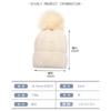 Thickened cold-proof and warm wool ball pullover hat autumn and winter European and American winter outdoor stacking hat knitted hat