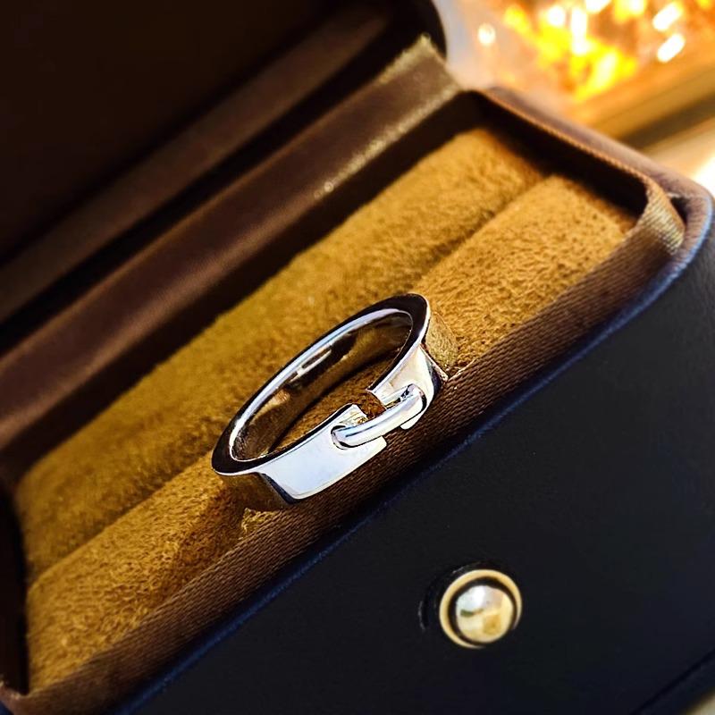 

Destined Couple Rings: White Gold Crossover Diamond & 18k Rose Gold Plated Wedding Ring US Size 7