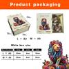 Wooden Irregularly Shaped Animal Jigsaw Puzzles Adult Toys 3D Lions Dinosaurs Eagles Creative Crafts Jigsaw Games Holiday Gifts
