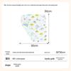 High-Density 30x30cm Double-Layer Printed Cotton Gauze Handkerchief, Washcloth, Nursing Cloth, Drool Cloth, Combed Cotton Towel.
