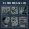 For OnePlus Nord 4 5G Cover For OnePlus Nord 4 Case 6.74 Inch Lens Protection Shockproof Push Window Magnetic Holder Bumper
