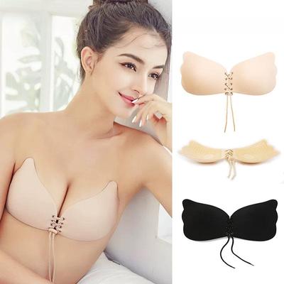 Lala Goddess Silicone Invisible Drawstring Wing Bra Nipple Covers