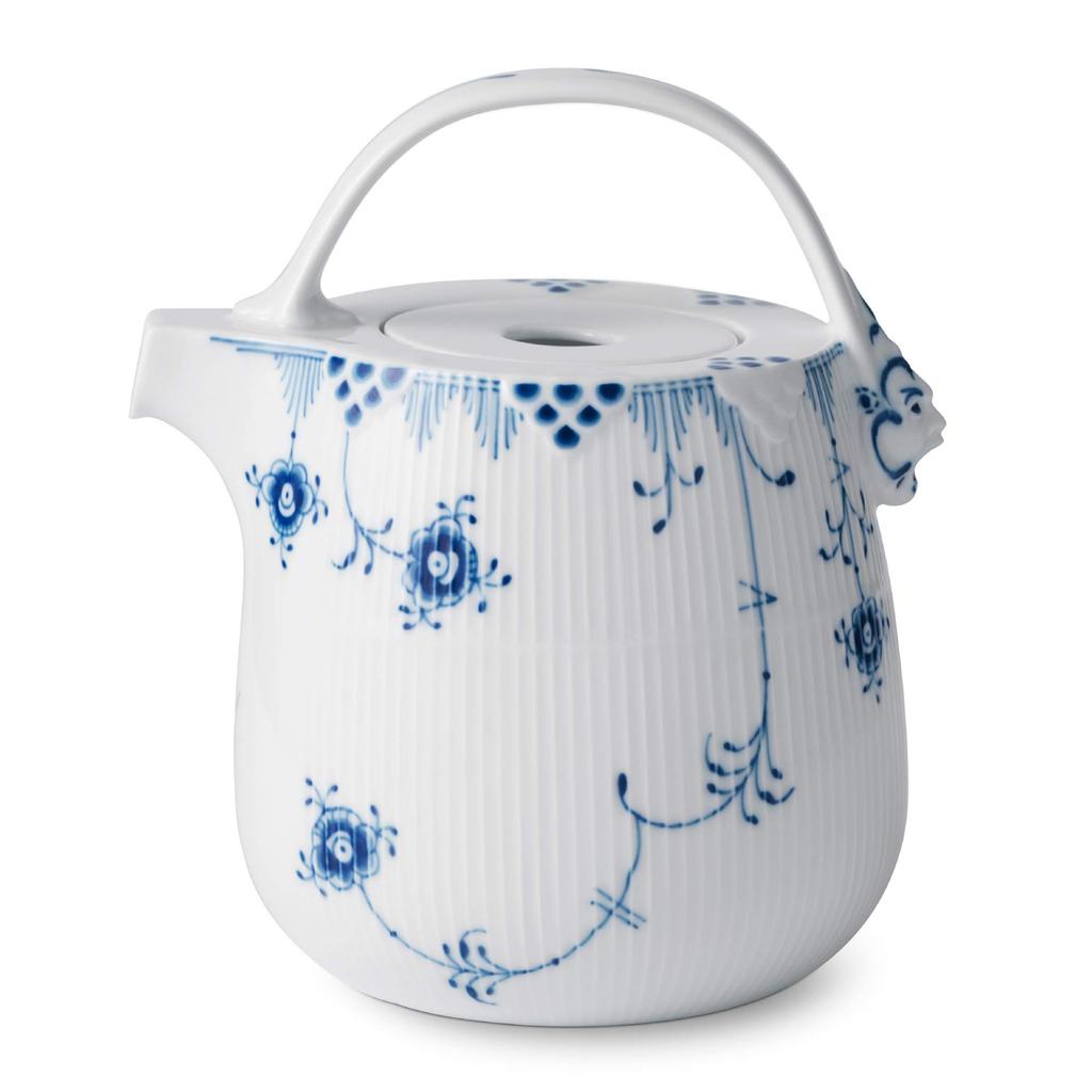 Imported Royal Copenhagen Blue Elements Teapot 950ml Wedding Gift 1026454 [Regular Product]