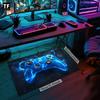 3D Cartoon Sci-fi Game Controller Rug - Non-slip Washable Polyester Mat for Living Room Bedroom Game Room - Christmas Decor