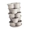 Vertical Planter Gift for Garden Lover Space Saving 5 Tier Stackable