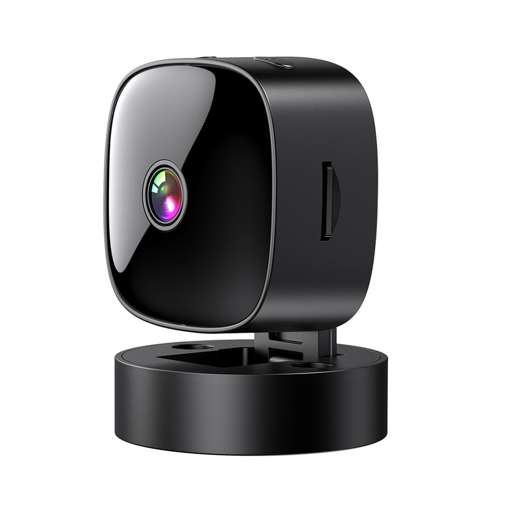 Compact WiFi Camera with Night Vision, Smart Home Security Camera, 360 degrees Rotation, Rechargeable Battery, Motion