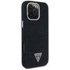 Guess Denim Triangle Logo MagSafe Case for iPhone 16 Pro Black